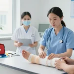 SAM Medical supplies being used by healthcare professionals to provide effective treatment in a clinical environment.